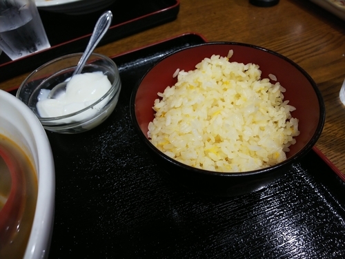 「ランチ、マーラータン麺＋半炒飯」@芳園 西大井店の写真