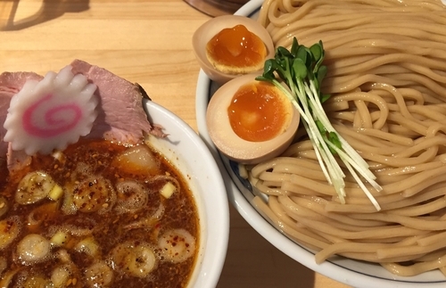 「サバ濃厚鶏辛つけ麺」@サバ6製麺所 福島本店の写真