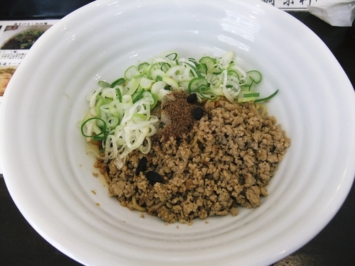 「激辛汁なし担々麺（600円）」@やまねの写真
