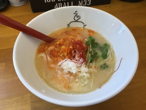 「鶏赤」@麺屋base TORITONの写真