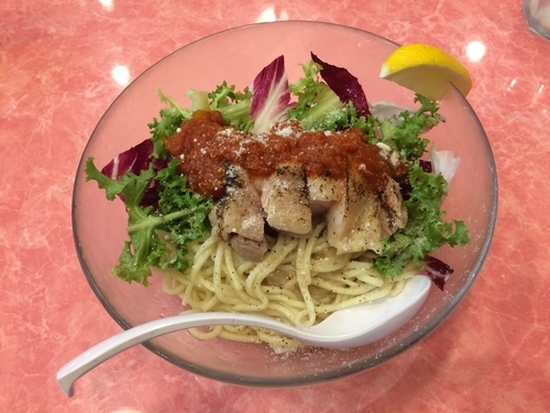 「アンチョビとトマトの冷たいまぜそば（限定）」@カッパラーメンセンターの写真