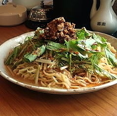 「坦々風冷麺700円＋大盛100円＋ザーサイ280円」@向陽飯店の写真