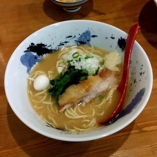 「ラーメン（少なめ）」@ラーメン カワタカの写真
