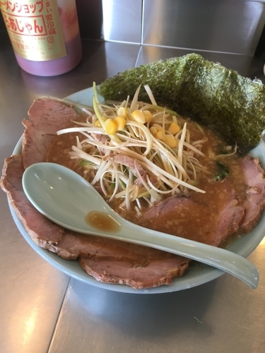 「ねぎ味噌チャーシュー」@ラーメンショップ 椿 玉造店の写真