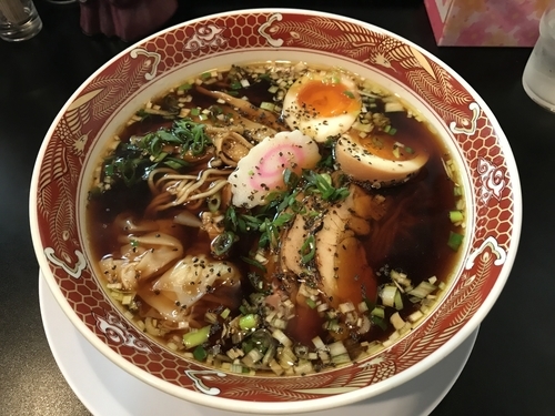 「宮町ブラック  850円」@鶏中華 銀鳥の写真