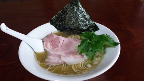 「煮干そば(白)800円」@と多゛食堂の写真