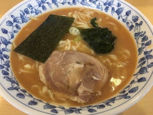 「冷やし味噌ラーメン（辛みあり）600円」@手打ちラーメンひろや食堂の写真