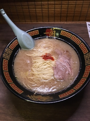 「とんこつラーメン」@一蘭 新橋店の写真