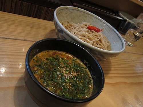 「つけめん（からいの）並」@らーめん侘助の写真