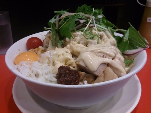 「冷やしまぜそば」@用心棒の写真