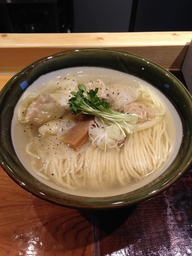「塩わんたん麺」@麺屋 坂本01の写真