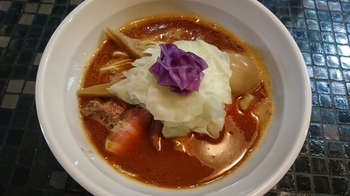 「海老リッチラーメン(全乗せ)」@らーめん 五ノ神製作所の写真