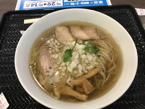 「焦がし香味GYU塩らぁ麺」@創彩麺家 野の実 足柄サービスエリア店の写真
