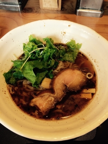 「朝醤そば（温）」@麺場 浜虎 横浜店の写真