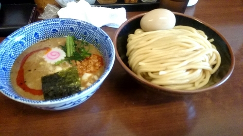 「坦々つけ麺+味玉」@次念序の写真