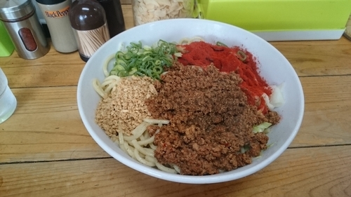 「汁なし担々麺・大　￥９００」@自家製麺 てんかの写真
