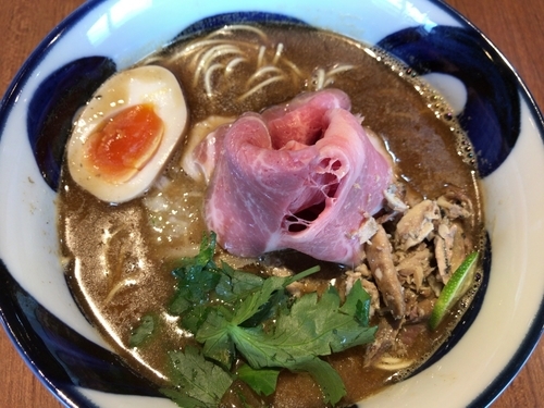 「限定：秋刀魚豚骨そば・秋の香りをのせて880円」@寿製麺よしかわ 川越店の写真