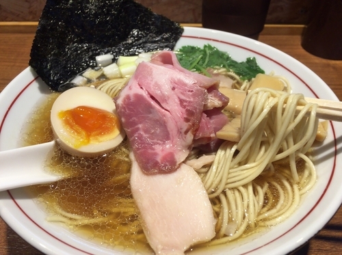 「煮干そば 白醤油(690円)」@寿製麺よしかわ 川越店の写真