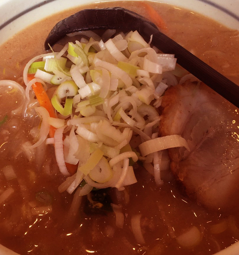「味噌ラーメン一辛」@味噌ラーメン みのるの写真