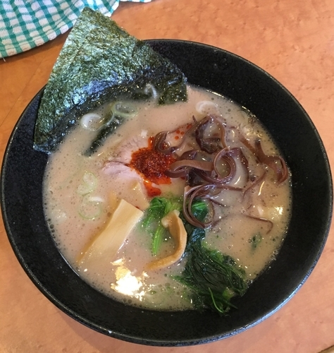 「塩豚骨（ミニ・麺固・￥660）」@横浜らーめん 寿三家の写真