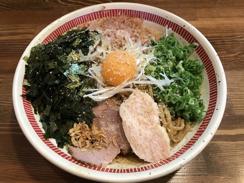 「まぜそば  700円」@中華そば 煖々の写真