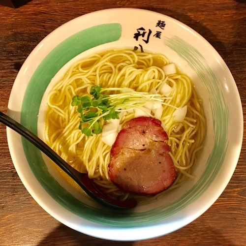 「【限定】さばそば 850円」@自家製麺 麺屋 利八の写真