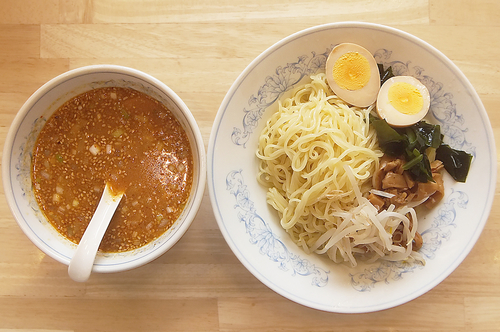 「みそつけ麺1.5玉」@ぎょうざの満洲 せんげん台駅店の写真