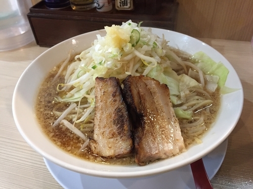 「風天ラーメン（大盛り）」@麺場 風天の写真