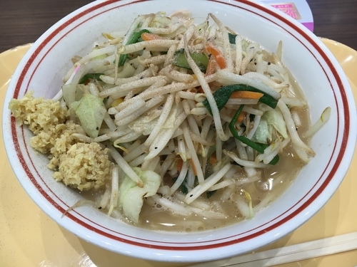 「タンメン 生姜増し」@トナリ 越谷レイクタウン店の写真