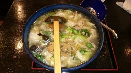 「海鮮五目ラーメン(煮玉子入り)890円」@中華食彩 宮本の写真