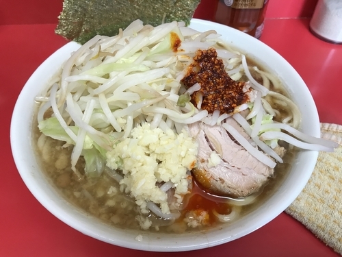 「小ラーメン」@ラーメン二郎 千住大橋駅前店の写真