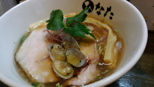 「【限定】貝と煮干しの冷やし醤油らーめん800円」@麺や ひなたの写真