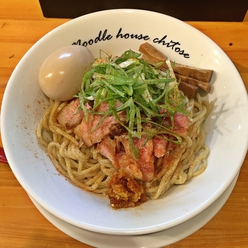 「油そば￥７５０＋味玉￥１００」@麺庵ちとせの写真