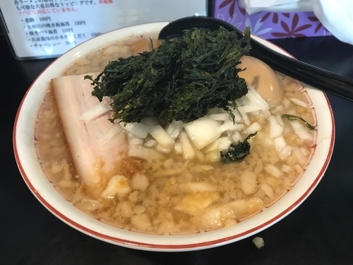 「燕三条煮干麺 煮卵 880円」@ヘルズキッチンの写真