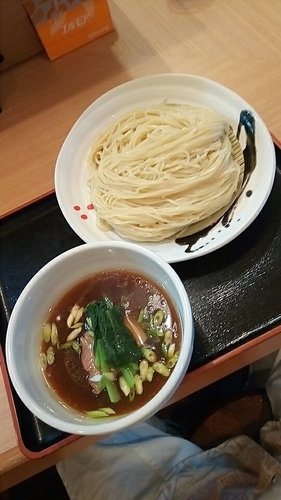 「つけそば（淡麗・鶏）８００円」@本格中華蕎麦 ゆるぎの写真