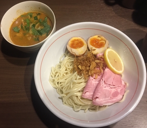 「大人のカレーつけ麺(エスニック風)1000円他」@八咫烏の写真