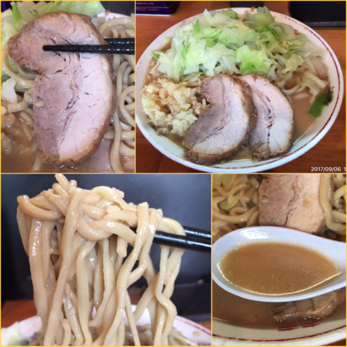 「ラーメン並盛（麺カタメ・ニンニク）¥750」@ファットンの写真