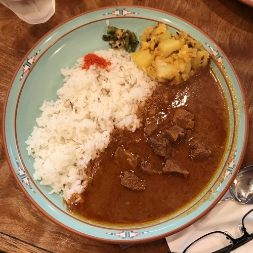 「ビーフ（辛口）ライス少なめ」@The KARIの写真