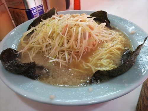 「ネギラーメン＋コッテリ」@ラーメンショップ 宮沢湖店の写真