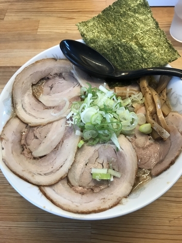 「焦がしニンニクチャーシュー麺➕中盛➕麺固め➕ギタギタ」@麺屋 祐 TASUKUの写真