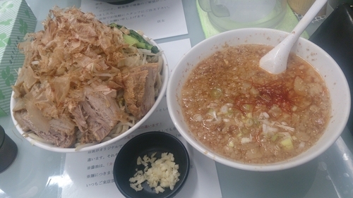 「担々風つけ麺 890円」@ラーメン 富次郎 堀町店の写真