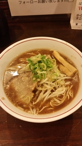 「限定　懐かしの豚骨醤油らぁめん700円」@いりにぼの写真