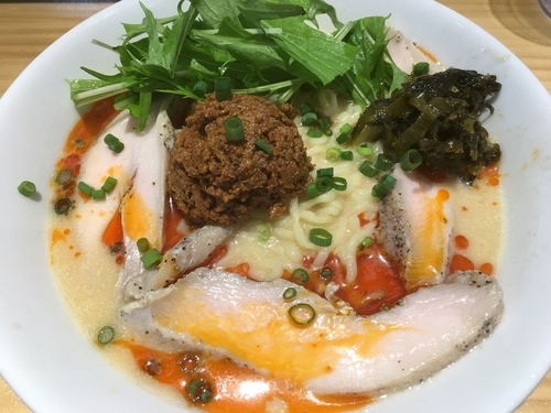 「【限定】 冷製担々麺」@麺ゃこもんの写真