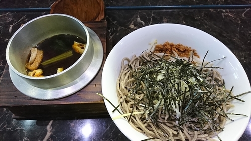 「つけ蕎麦 650円」@つけ蕎麦 六文銭の写真