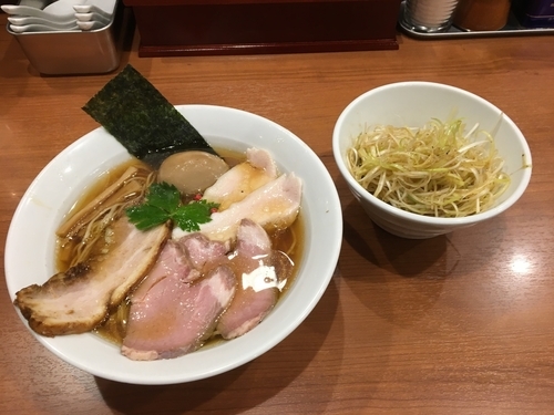 「特製醤油 ちょいネギ」@中華そば 七麺鳥の写真