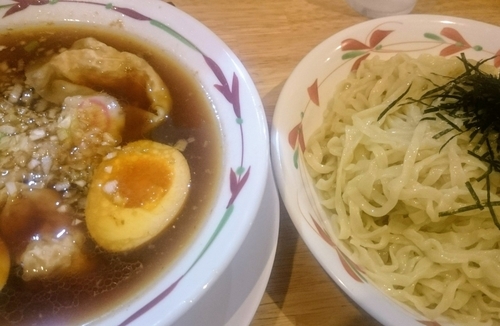 「特製つけめん（醬油・太麺）＋大盛り」@らーめん天神下 大喜の写真