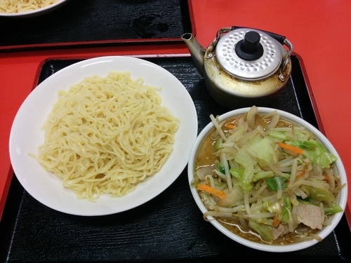 「野菜つけめん　味噌　750円」@中華そば 丸龍の写真