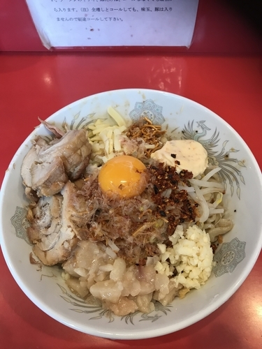 「まぜそば 全増し 豚」@ジャンプの写真