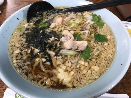 「元祖鳥中華 700円」@手打ち 水車生そばの写真