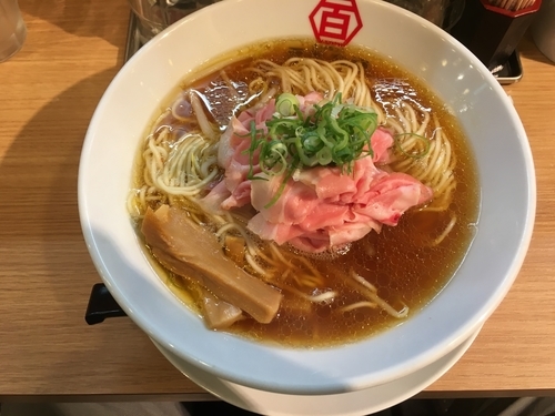 「肉汁中華ソバ（醤油）／￥780」@百年本舗 秋葉原総本店の写真
